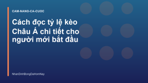 Read more about the article Cách đọc tỷ lệ kèo Châu Á chi tiết cho người mới bắt đầu
